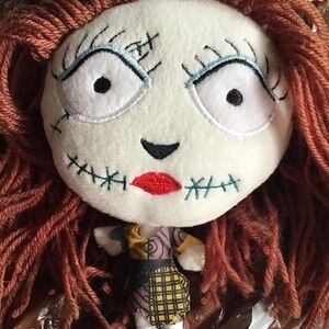The Nightmare Before Christmas Sally Deformed Head Plush Ornament  7" Neca